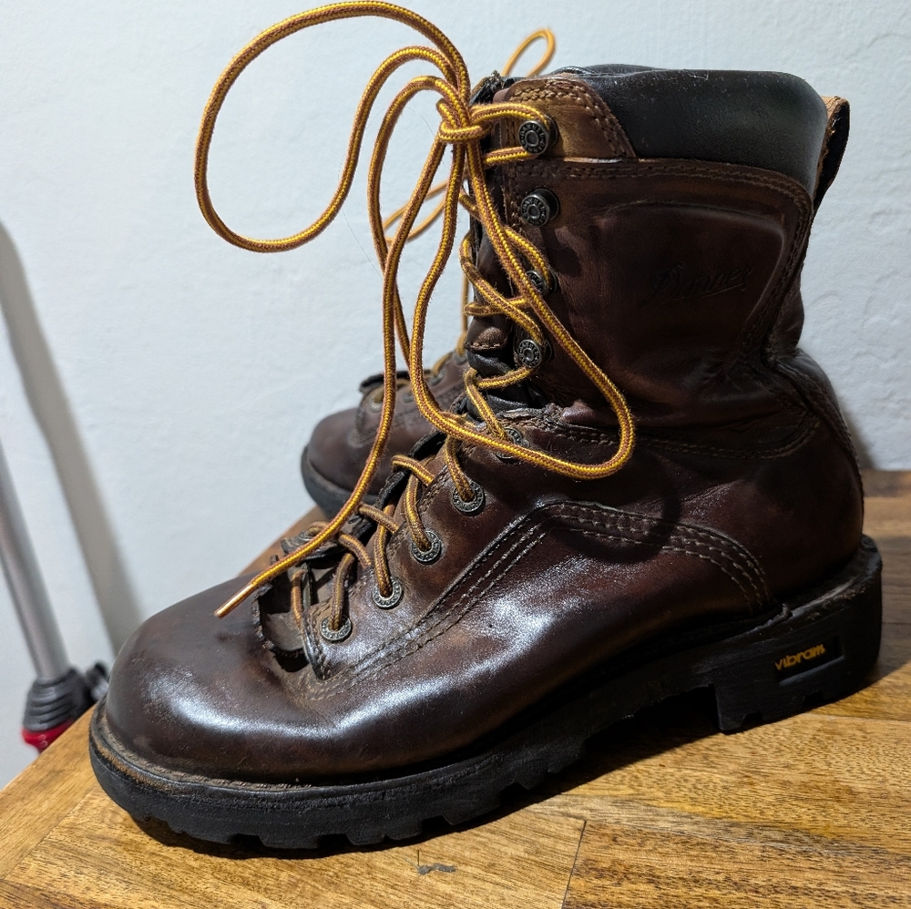 Danner 9 8" Quarry USA GTX,EH‎ soft toe  Boots Mens Size